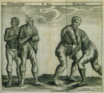 Türkische Ringer - Busbeck Avgerii Gislenii Von - 1664