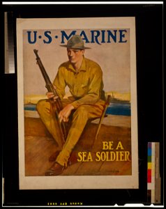 U.S. Marine - Be a sea soldier - Clarence F. Underwood. LCCN2002722584