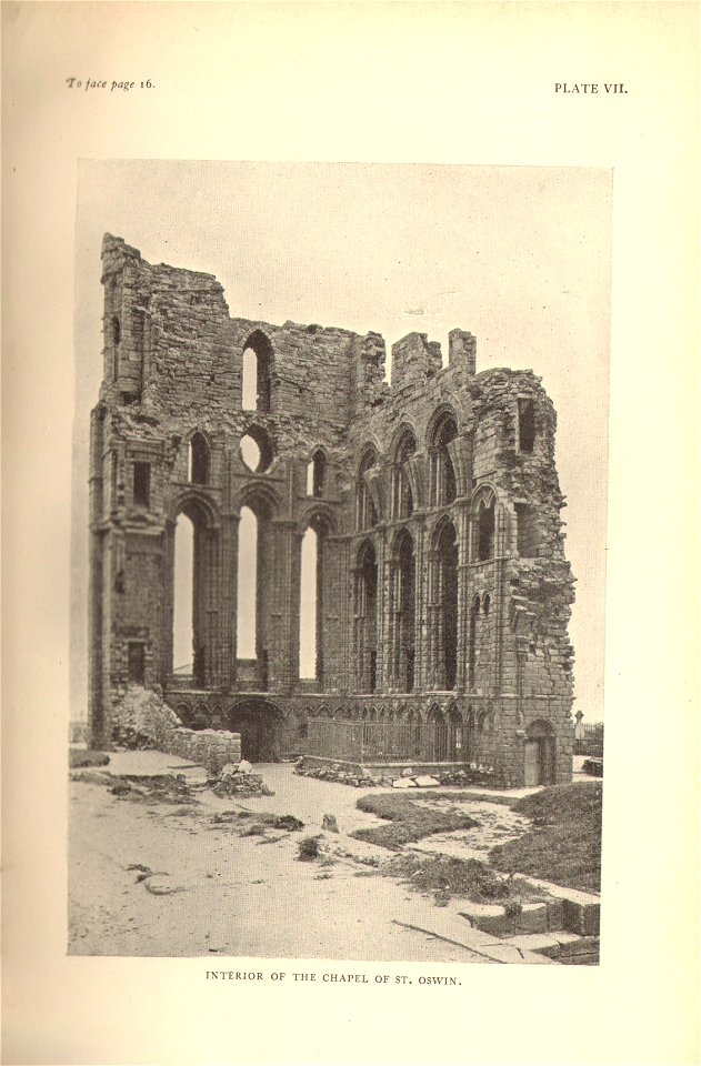 Tynemouth Priory Plate 07 Knowles 1910 Page030