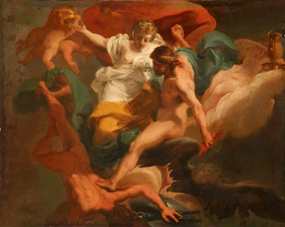 Ubaldo Gandolfi (1728-1781) - Zeus with Hera Expelling Hephaestus - 772288 - National Trust