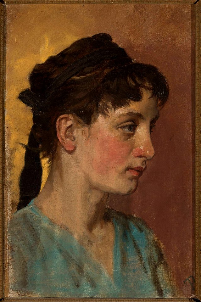 Tytus Seweryn Pilecki - Portrait of a young woman - MP 977 MNW - National Museum in Warsaw