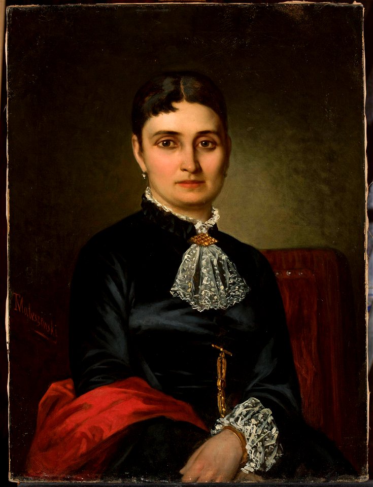 Tytus Maleszewski - Portrait of Apolonia Anaszkowska - MP 2091 MNW - National Museum in Warsaw
