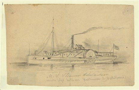 U.S. Steamer Adelaide, which plys (sic) between Baltimore & Fort Monroe LCCN2004660098