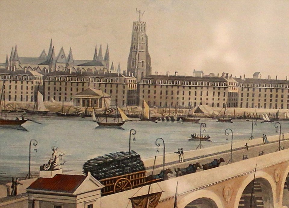 Télégraphe Chappe au sommet de la Tour Saint-Michel à Bordeaux (1830)
