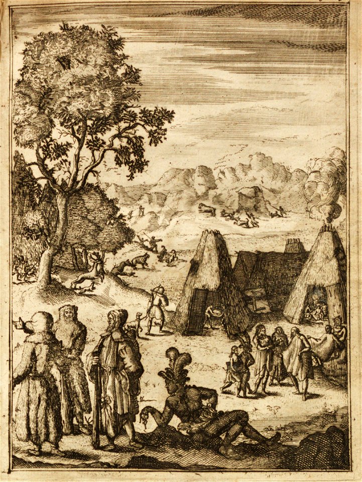 UB Maastricht - Hennepin 1688 - Louisania - kleeding
