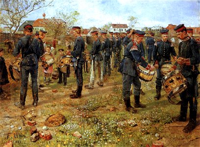 Fritz von Uhde - Bayerische Trommler (1883)