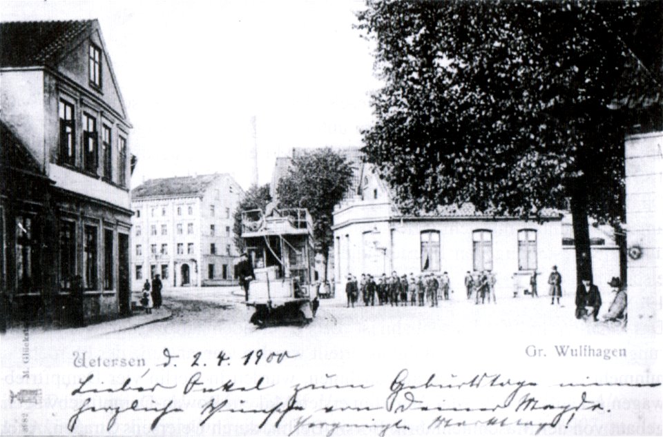 Uetersen Pferdebahn 1900
