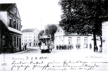 Uetersen Pferdebahn 1900