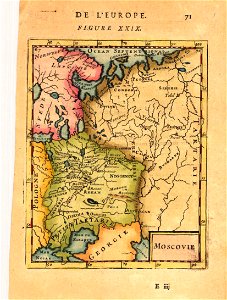 Ukraine & Moscovia. Mallet, Allain Manesson, Paris, 1683 - 1