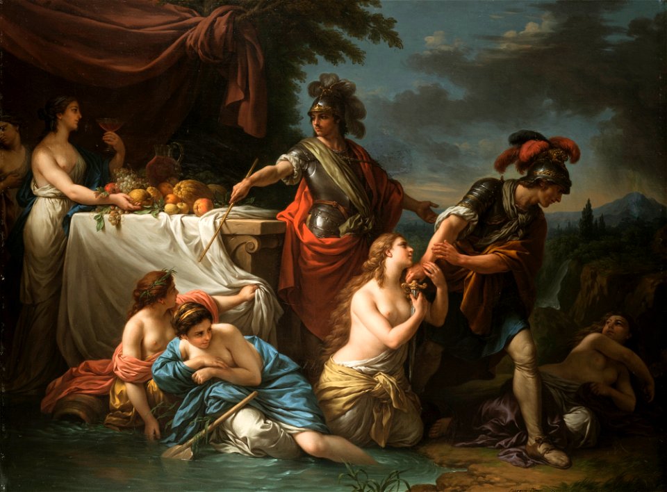 Ubalde et le chevalier Danois - Louis Jean Francois Lagrenée