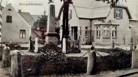 Uetersen Kriegerdenkmal 1880