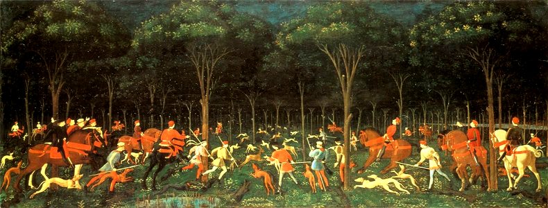 Paolo Uccello - The Hunt in the Forest - WGA23239