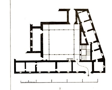 Uhde - Leon - Palacio de los Guzmanes - Grundriss