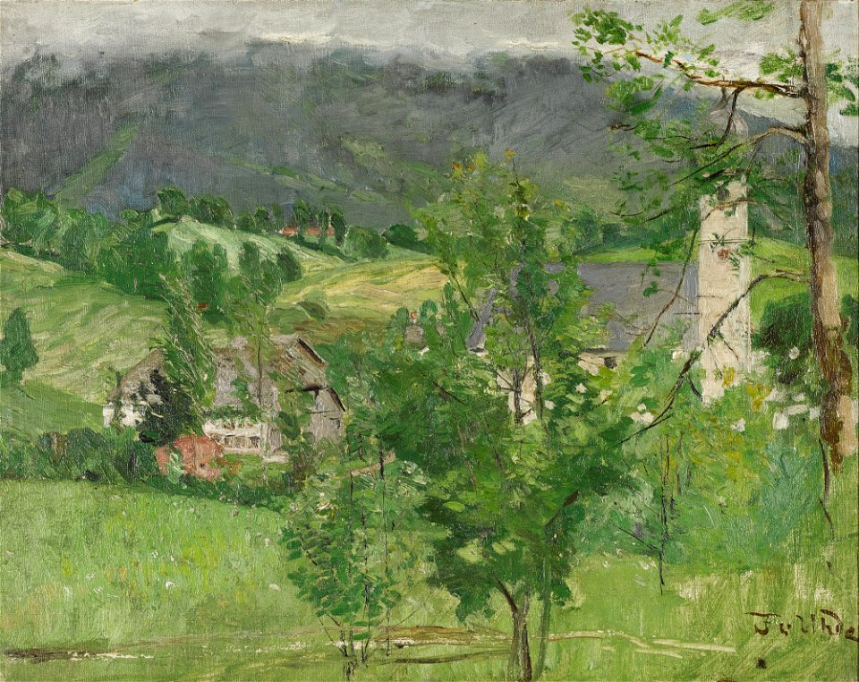 Fritz von Uhde - Rottach am Tegernsee