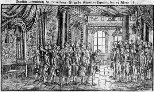 Ueberreichung Mediationsakte
