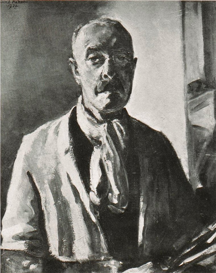 Ulrich Hübner - Selbstbildnis, 1929