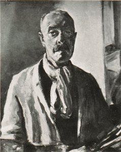 Ulrich Hübner - Selbstbildnis, 1929