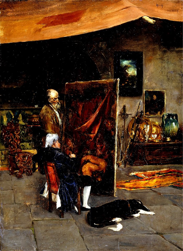 Charles Frederic Ulrich - In the Artist's Studio