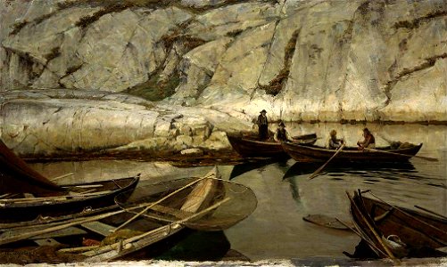 Nikolai Ulfsten - A Harbour of Refuge - NG.M.00317 - National Museum of Art, Architecture and Design