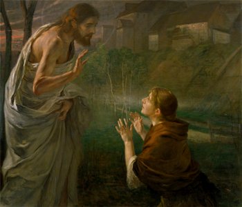 Fritz von Uhde - Noli me tangere (1894). Free illustration for personal and commercial use.