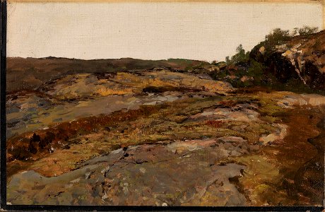 Nikolai Ulfsten - Landscape from the Inland of Jæren - NG.M.00413 - National Museum of Art, Architecture and Design