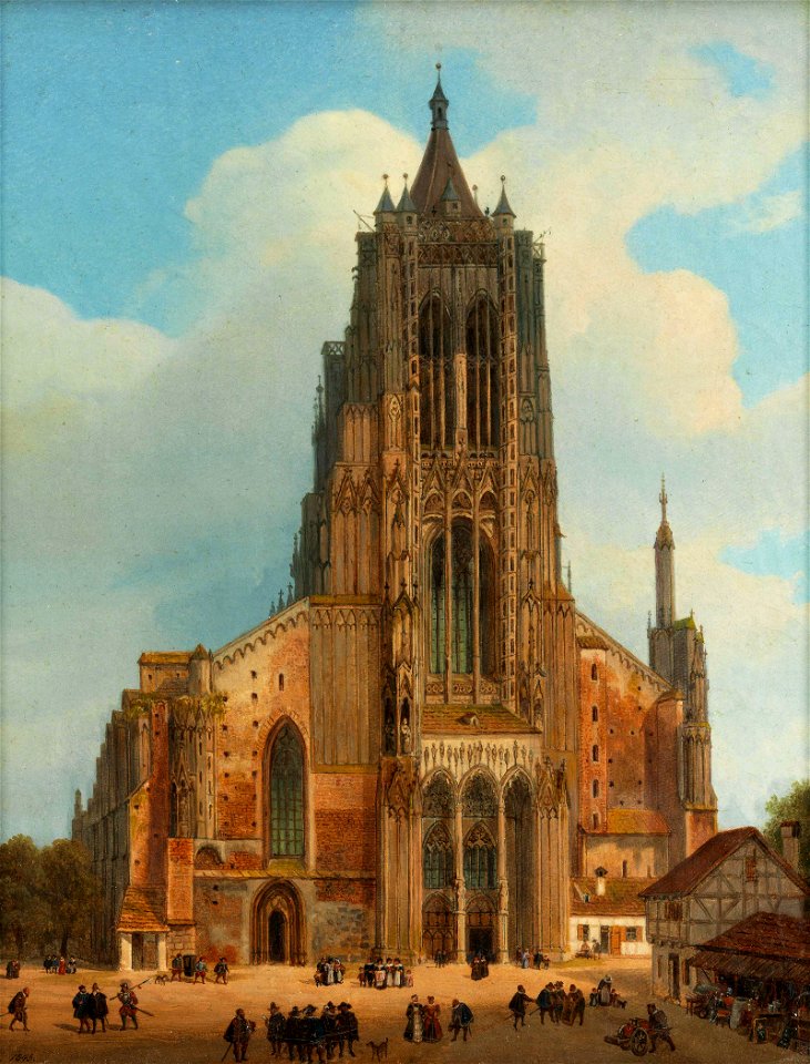 Ulmer Münster 1845