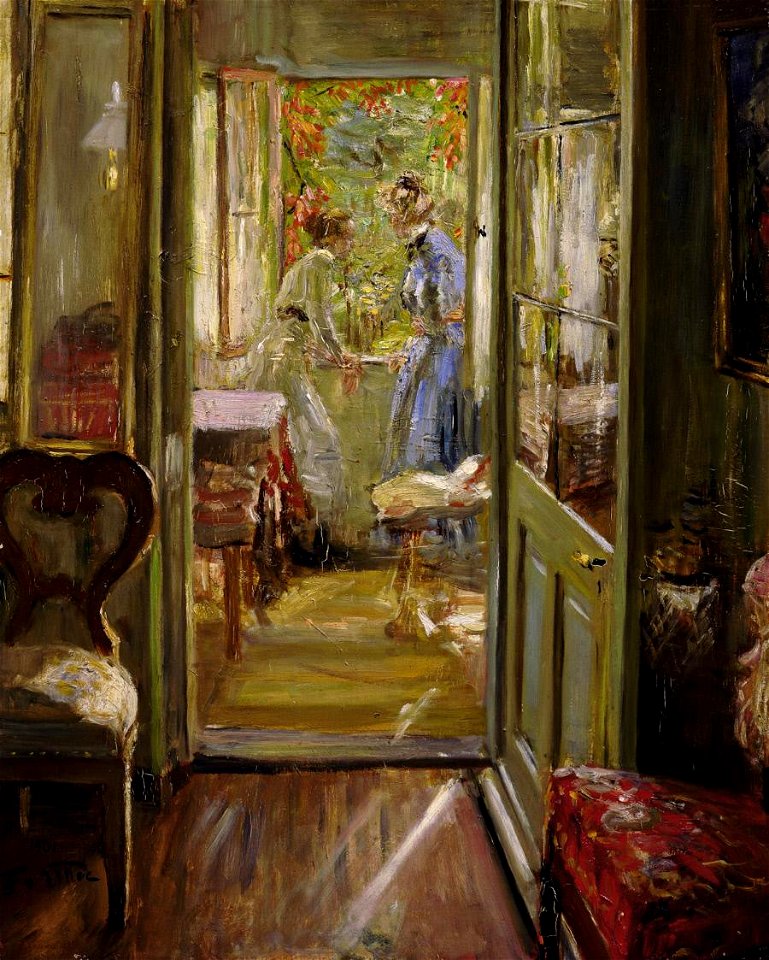 Fritz von Uhde - Die Töchter des Künstlers (1901)