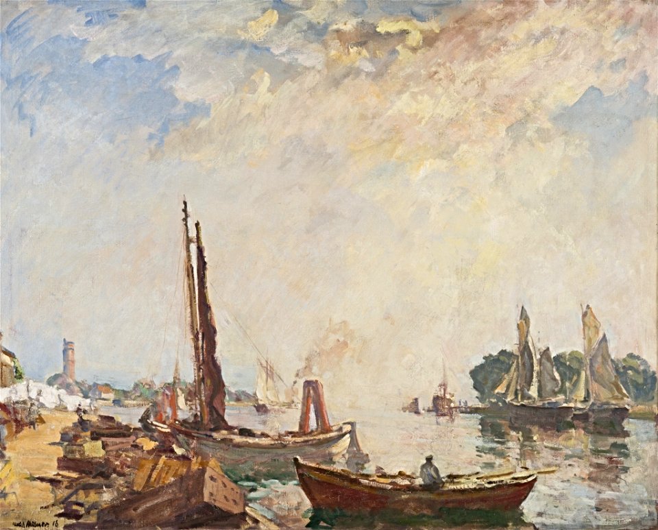 Ulrich Hübner - Sommertag in Travemünde - BG-M 12124-14 - Berlinische Galerie