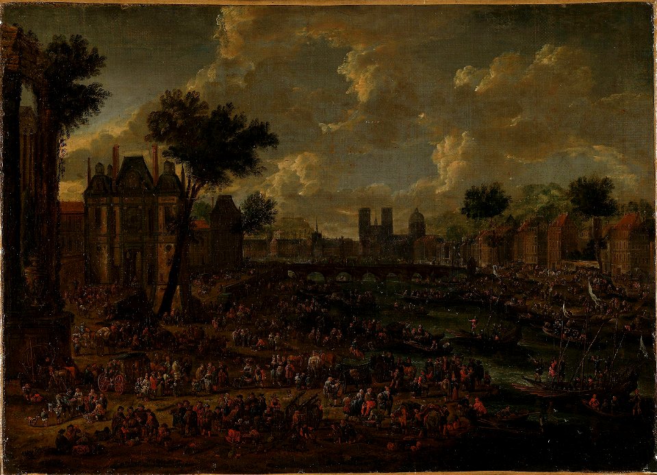 Ukjent kunstner, flamsk - Popular Festival in Paris - NG.M.00174 - National Museum of Art, Architecture and Design