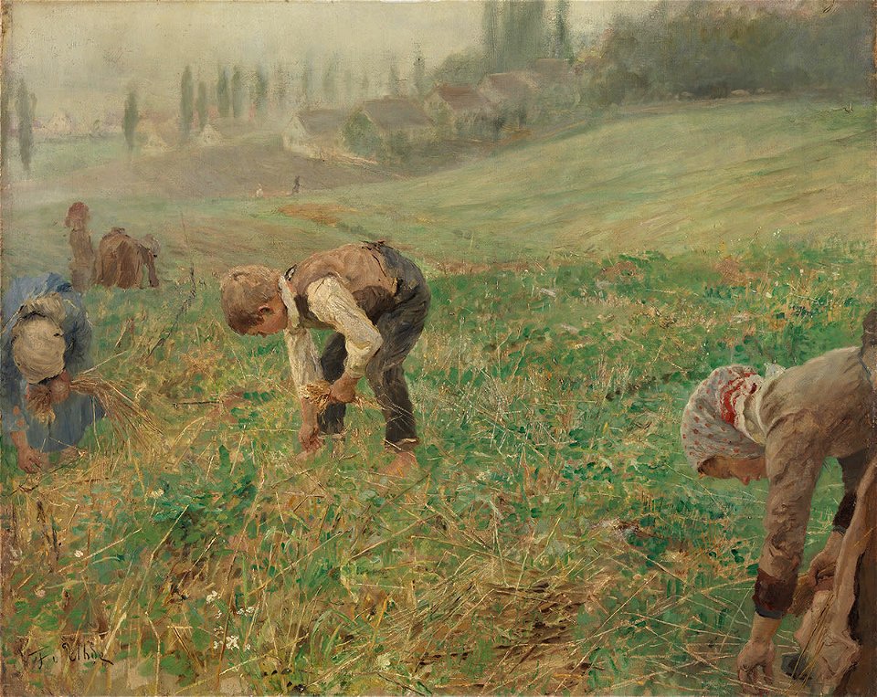 Fritz von Uhde - Die Ährenleser (1889)