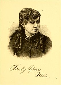 Ullie Akerstrom portrait engraving