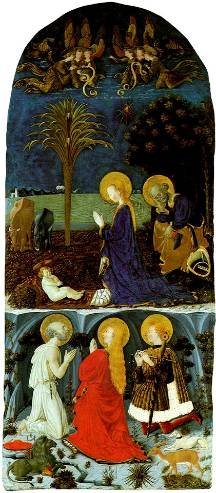Paolo uccello, adoration of the child