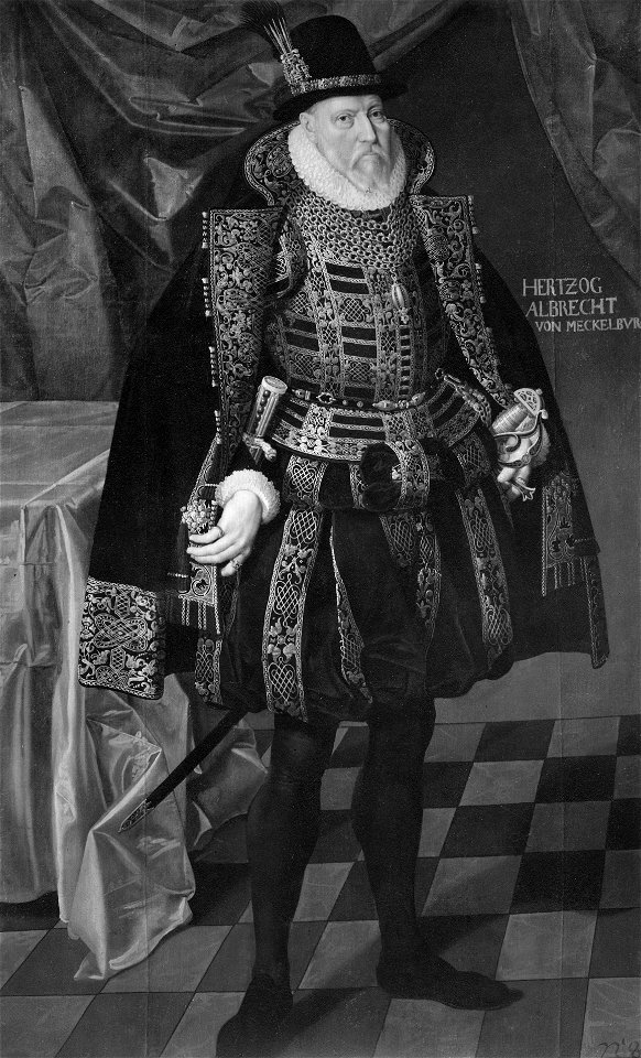 Ulrik III, 1527-1603, hertig av Mecklenburg - Nationalmuseum - 16000