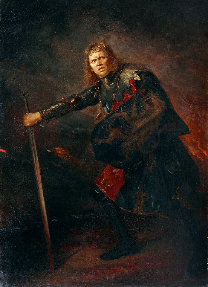 Fritz von Uhde - Der Schauspieler Alois Wohlmuth als Richard III