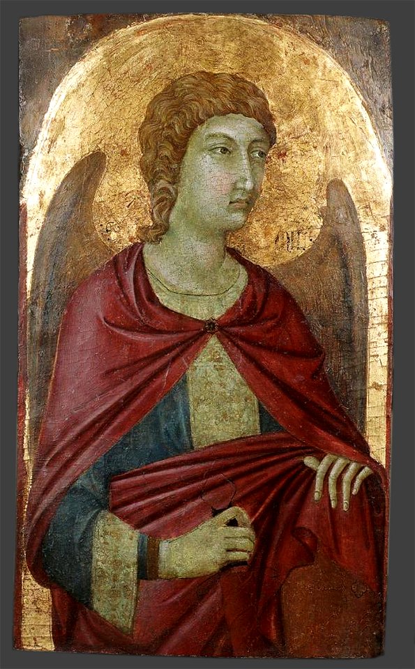 Ugolino di Nerio. St Michael, 1310-1315. 58,5 x 33,5cm Czartoryski Museum, Krakow