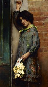 Charles Frederic Ulrich - The Letter (c. 1885)