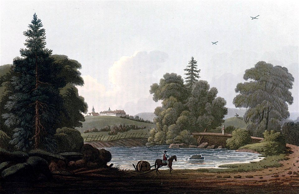 Ulivold, the Seat of John Collett, Esq. (JW Edy plate 47)