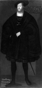 Ulrik VI, 1487-1550, hertig av Würtemberg (David Frumerie) - Nationalmuseum - 15247