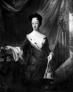Ulrika Eleonora d.y., 1688-1741, drottning av Sverige (David von Krafft) - Nationalmuseum - 40117. Free illustration for personal and commercial use.