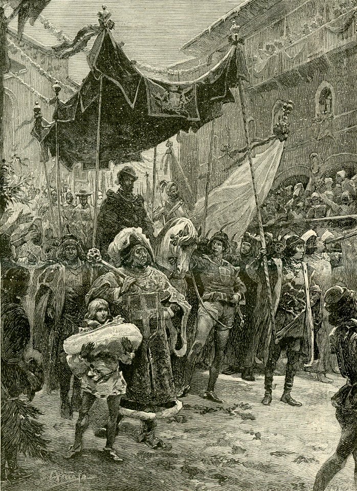 Un antenato di Vittorio Emanuele III entrata di Emanuele Filiberto a Pinerolo