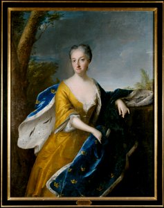 Ulrika Eleonora d.y., 1688-1741, drottning av Sverige (Georg Desmarées) - Nationalmuseum - 16079. Free illustration for personal and commercial use.