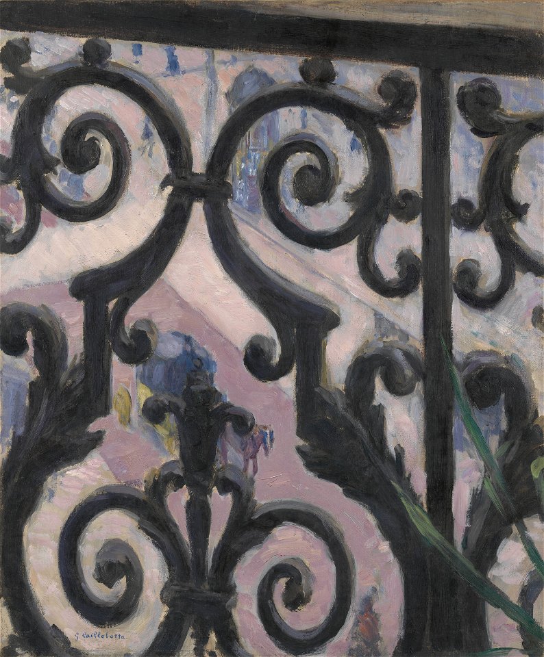 Uitzicht door een balkon - s0508S2003 - Van Gogh Museum