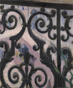 Uitzicht door een balkon - s0508S2003 - Van Gogh Museum