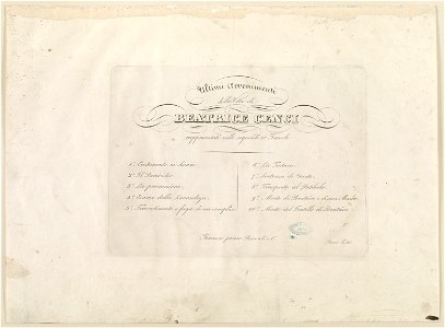 Ultimi avvenimenti della vita di Beatrice Cenci rappresentati nelle seguenti 10 tavole LCCN2014645155