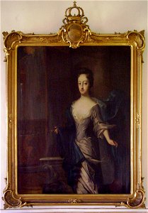 Ulrika Eleonora d.y., 1688-1741, drottning av Sverige (David von Krafft) - Nationalmuseum - 16094. Free illustration for personal and commercial use.
