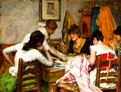 Charles Frederic Ulrich - The new dress
