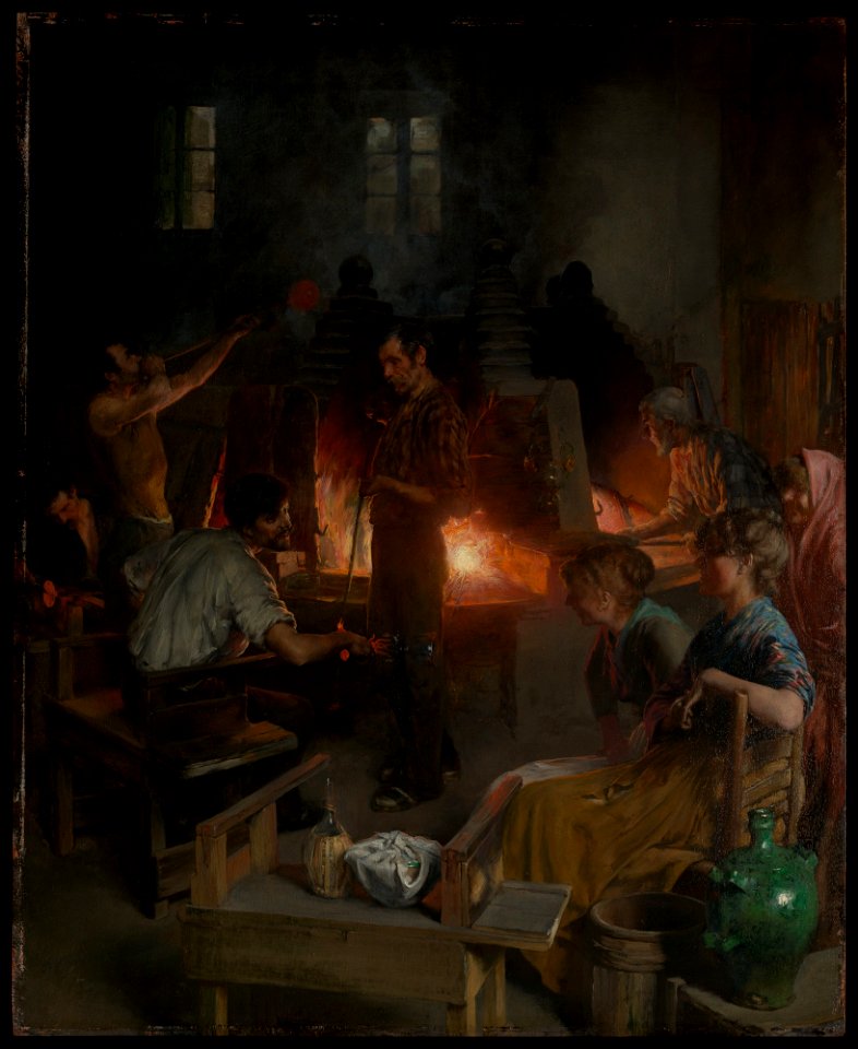 Charles Frederic Ulrich -glass blowers of Murano