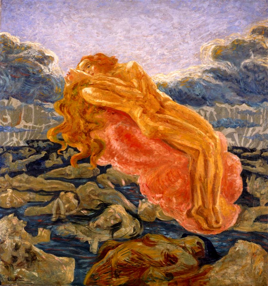 Umberto Boccioni - Il sogno (Paolo e Francesca)