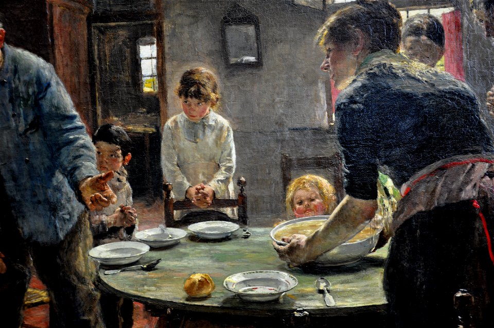 Fritz von Uhde Das Tischgebet 02