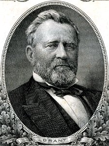 Ulysses Simpson Grant (Engraved Portrait). Free illustration for personal and commercial use.